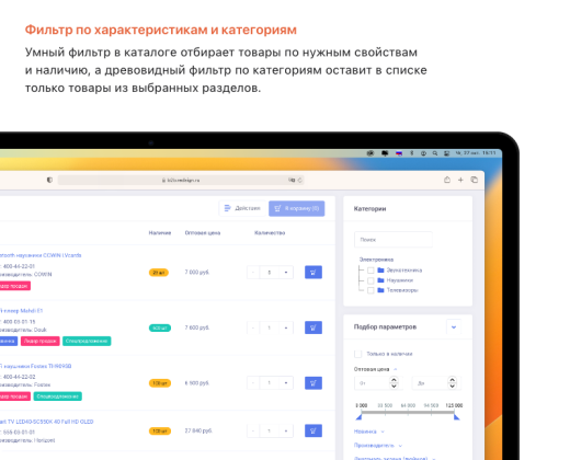АЛЬФА: B2B - оптовый портал с личным кабинетом